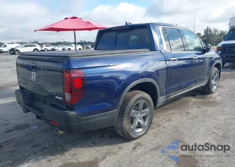 2022 Honda Ridgeline Rtl-E из США, поврежденный, VIN 5FPYK3F76NB009532